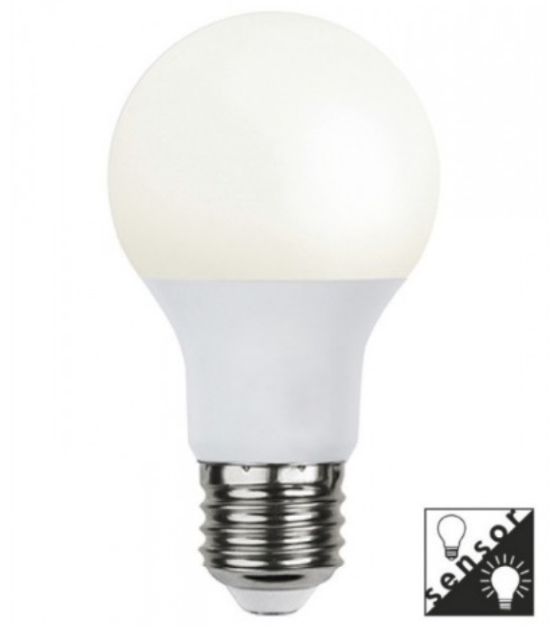 TECNOSHOP Lampadina LED con sensore crepuscolare 11 W E27 